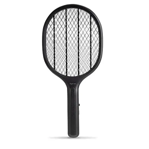 Produktbild: Night Cat Elektrische Fliegenklatsche Elektrisch Extra Stark: 3000V Elektro Mosquito Fly Fliegen Killer Elektrischer Fliegenfänger Fliegenfalle Schläger Mücken Moskito Insekten Zapper USB Aufladbar