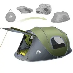 Produktbild: Night Cat Pop Up Zelt 2 Personen Mann Wasserdicht Wurfzelt Atmungsaktiv Einfache Einstellung für Camping Wandern