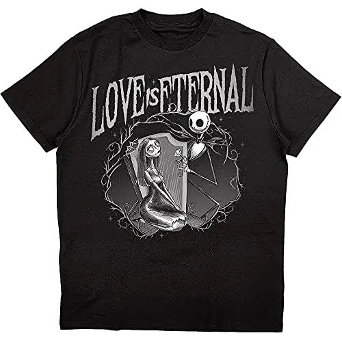 Produktbild: Nightmare Before Christmas T Shirt Jack and Sally Love is Eternal offiziell L