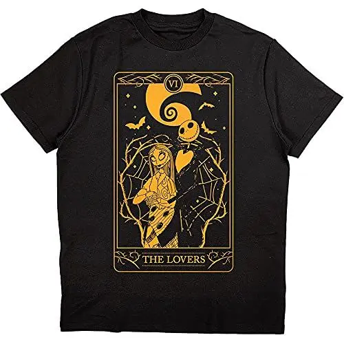 Produktbild: Nightmare Before Christmas T Shirt Jack and Sally Lovers Nue offiziell Schwarz XL