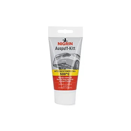 Produktbild: NIGRIN Auspuff-Kit 200 ml, repariert dauerhaft Risse und Löcher, verschließt Schadstellen, 200 g, klar/transparent