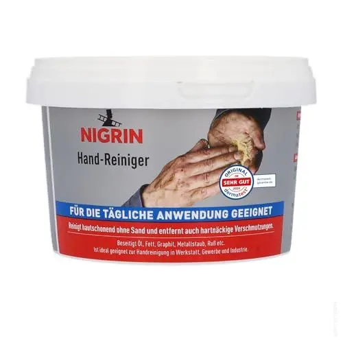 Produktbild: NIGRIN Handwaschpaste 500ml, reinigt hautschonend, entfernt hartnäckige Verschmutzungen, 1 Stück