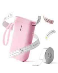 Produktbild: NIIMBOT Mini D11 Etikettendrucker, Tragbarer Bluetooth Etikettiergerät Beschriftungsgerät Selbstklebend, Sticker Drucker Label Printer mit iOS Android, Geeignet für Zuhause Schule Büro, Rosa