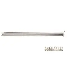 Produktbild: Fahrradspeichen Set, 220mm / 245mm / 270mm Fahrradspeichen 14G J Bend Fahrradspeichen mit Nippel für Rennrad Mountain Downhill Fahrrad Reparaturteile(245mm) Fahrrad und Ersatzteile