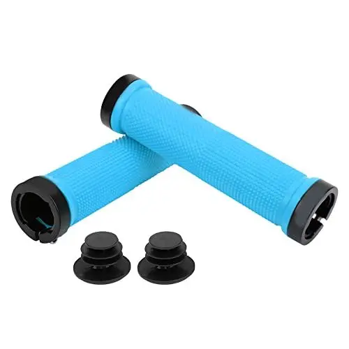 Produktbild: Niiyen 1 Paar Lenkergriffe Fahrrad-Griffgriffe Lenkergriffe Fahrrad-Lenkergriff Fahrrad-Lenkergriffe MTBS-Fahrräder Griffe für Fahrräder (Blau)