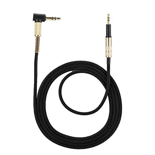 Produktbild: Niiyen Kopfhörerkabel, Abnehmbares Audio-Aux-Kabel Gaming-Headsets Geflochtenes Kopfhörerkabel Passend für AKG K450 K451 K452 K480 Q460 123cm ohne Mikrofon