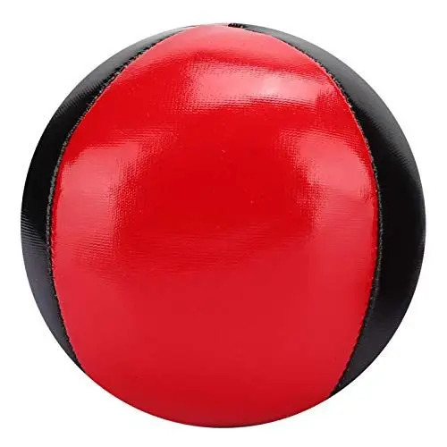 Produktbild: Niiyen Langlebiger Jonglierball, 3PCS Rot Schwarz PU Leder High End Tragbarer EPS Feiner kolloidaler Partikel Jonglierball mit hohem Komfort für weit verbreitet