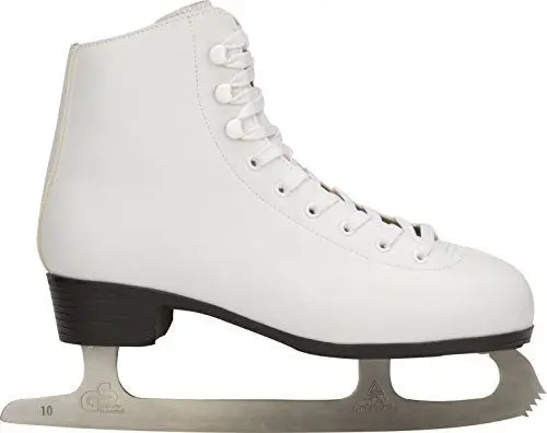 Produktbild: Nijdam Damen Schlittschuhe Eiskunstlauf, Weiß, 36