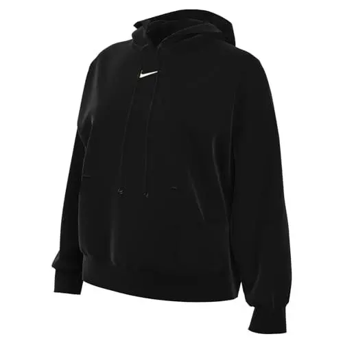 Produktbild: NIKE Damen NSW Phnx FLC OOS Po Hoodie Sweatshirt, Schwarzes Segel, XS EU