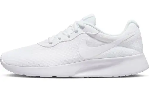 Produktbild: NIKE Damen Tanjun Sneaker, WeiÃŸ WeiÃŸ WeiÃŸ Volt, 38.5 EU