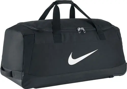 Produktbild: NIKE Sporttasche mit Rollen Club Team Swoosh, schwarz (Black/White), 82 x 35 x 38 cm, 120 Liter, BA5199-010. MISC