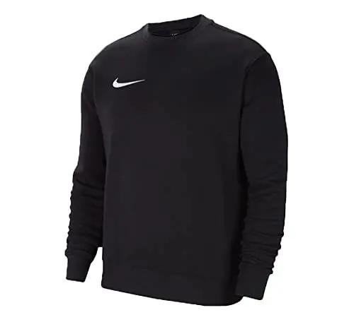 Produktbild: Nike CW6904 Y NK FLC PARK20 CREW Sweatshirt Jungen schwarz/weiß S/128–137 cm.