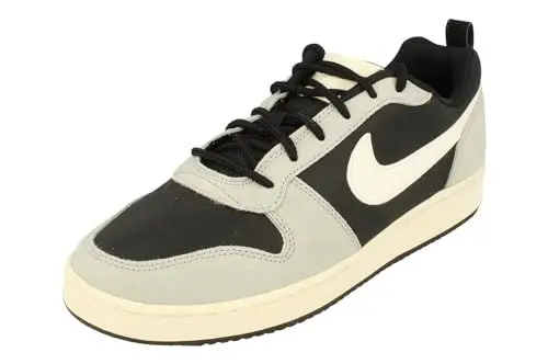 Produktbild: Nike Court Borough Low Prem Herren Trainers 844881 Sneakers Schuhe (UK 11.5 US 12 .5 EU 47, Black sail Matte Silver 005)