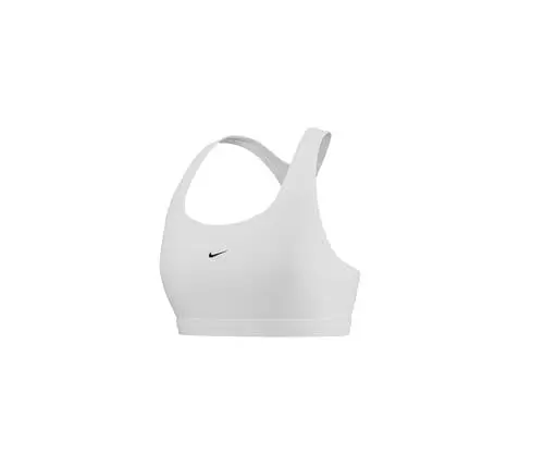 Produktbild: Nike Damen W Nk Swsh LGT Sport-BH, White/Black, L