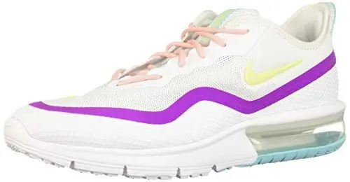 Produktbild: Nike Damen Air Max Sequent 4.5 Traillaufschuhe, Mehrfarbig (White/Luminous Green-Hyper Violet 103)