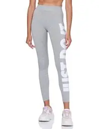 Produktbild: Nike Damen w nsw essntl gx her lggng jdi Leggings, Dk Grey Heather/White, M EU