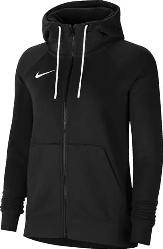Produktbild: Nike Damen Nk Flc Park20 Fz hættetrøje Sweatshirt, Black/White/White, XL EU