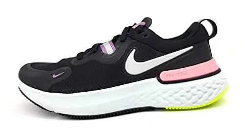 Produktbild: Nike Damen React Miler Running Shoe, Black/Metallic Silver-Violet Dust-Sunset Pulse-Cyber-Photon Dust, 43 EU
