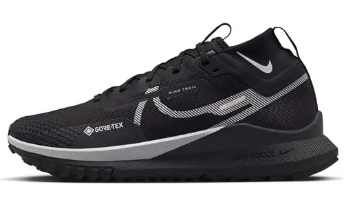 Produktbild: Nike Damen React Pegasus Trail 4 Gore-tex Sneaker, Black Wolf Grey Reflect Silver, 38.5 EU