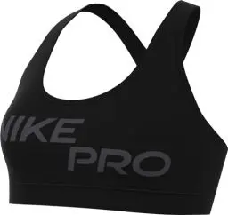 Produktbild: Nike Damen Sport-BH Pro Dri-Fit Swsh Light Support Grx Bra, Black/White, FN2749-010, S
