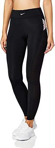 Produktbild: Nike Damen W NP Capsule Tight AERO-Adapt Sport Trousers, Black/(metallic Silver), 2XL