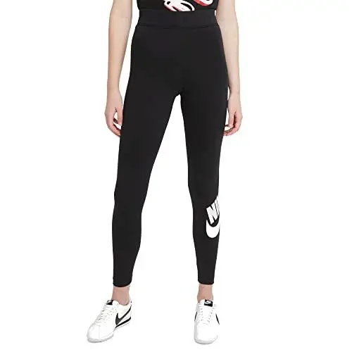 Produktbild: Nike Damen W Nsw Essntl Lggng Futura Hr Leggings, Black/(White), XXL EU