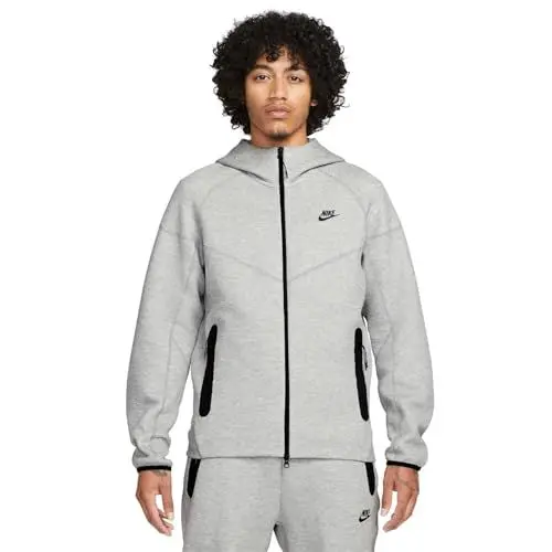Produktbild: Nike Herren Fleecejacke-fb7921 Fleecejacke, Dk Grey Heather/Black, XL EU