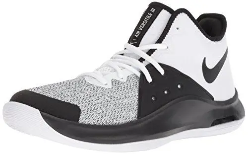 Produktbild: Nike Herren Air Versitile Iii Basketballschuhe, Mehrfarbig (White/Black/Dark Grey 100), 38.5 EU