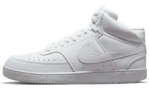 Produktbild: Nike Herren Court Vision Mid Next Nature Basketball Shoe, Weiß, 45 EU
