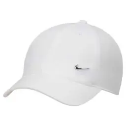 Produktbild: Nike Herren Df Club Baseballkappe, White/Metallic Silver, S-M EU
