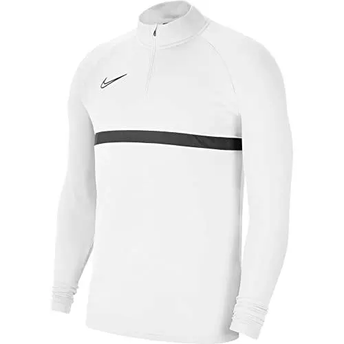 Produktbild: Nike Herren Dri-fit Academy Fu ball Trikot Mit Langen rmeln F r Ausbildung, Weiss / Schwarz Schwarz Schwarz, XXL EU