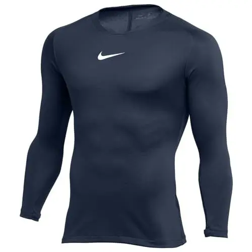 Produktbild: Nike Herren Dri-fit Park første lag Longsleeve, Midnight Navy/White, 18 EU