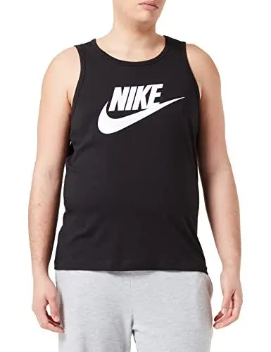 Produktbild: Nike Herren Icon Futura Tanktop, Black/White, M
