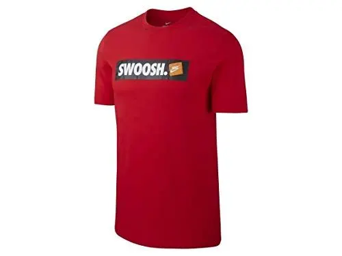 Produktbild: Nike Herren M NSW Tee Swoosh BMPR STKR T-Shirt, University red/(White), S