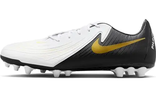 Produktbild: Nike Herren Phantom Gx Ii Academy Ag Fußballschuhe, White/Black-MTLC Gold Coin, 42 EU