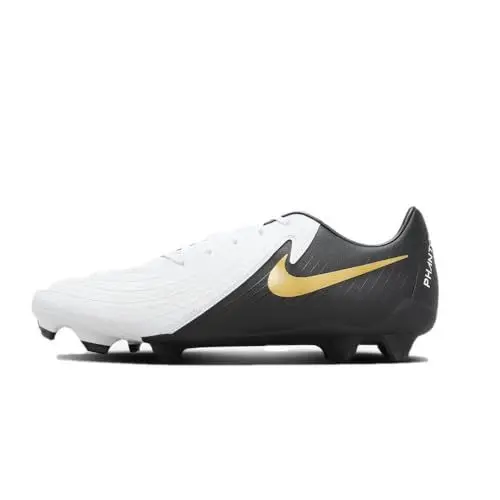 Produktbild: Nike FD6723-100 Phantom GX II Academy FG/MG Herren White/Black-MTLC Gold Coin EU 44.5