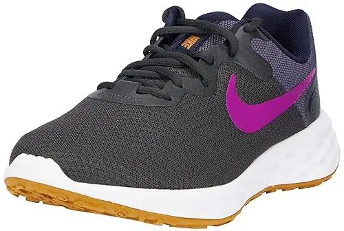 Produktbild: Nike Herren Revolution 6 Sneaker, Anthracite Vivid Purple Blackened Blue, 44 EU