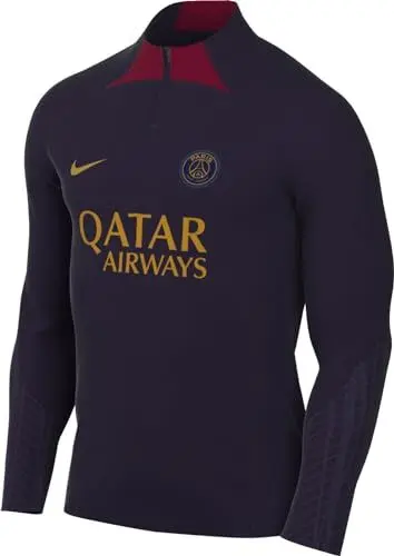 Produktbild: Nike Herren Top PSG Mnk Df Strk Drill Top K, Blackened Blue/Blackened Blue/Gold, DX3108-499, XL