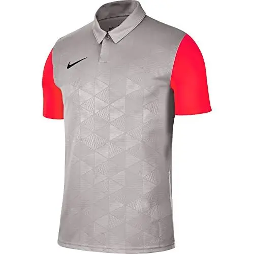 Produktbild: Nike Herren Trophy Iv Poloshirt, Pewter Grey/Bright Crimson/Black, XXL EU
