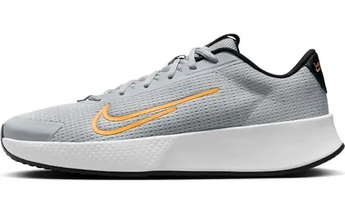 Produktbild: Nike Herren Vapor LITE 2 Cly Tennisschuh, Wolf Grey/Laser Orange-Black, 45 EU