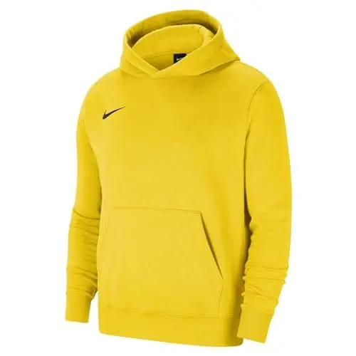 Produktbild: Nike Jungen Y Nk FLC Park20 Po Hoodie Kapuzenpullover, Tour Yellow/Black, 147-158 EU