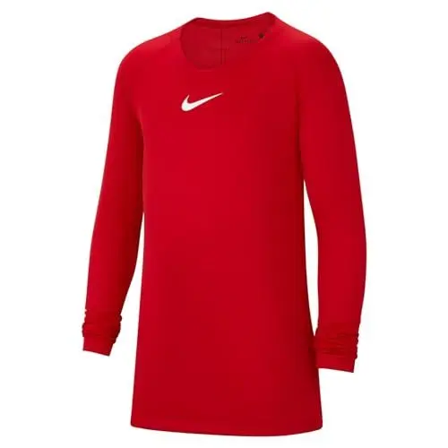 Produktbild: Nike Jungen Y Nk Df Park 1stlyr Jsy Thermal Long Sleeve Top, University Red/White, S EU