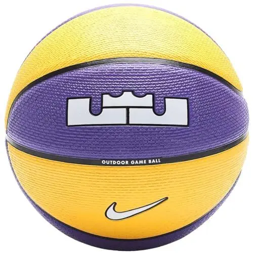 Produktbild: Nike Lebron James Playground 8P 2.0 Ball N1004372-575, Unisex basketballs, Yellow, 7 EU