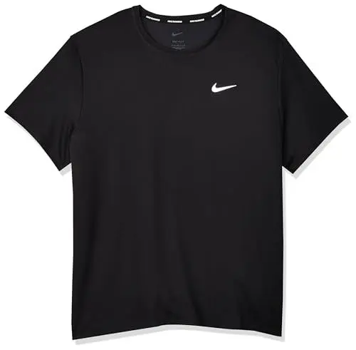 Produktbild: Nike Herren Miler T-Shirt, Black/Reflective Silv, L EU