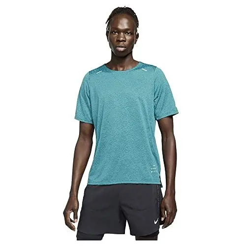 Produktbild: Nike Rn Dvn Rise 365 Ss Jac T-Shirt Dark Teal Green/Blustery/Refle