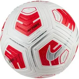 Produktbild: Nike, Strike Team 290G, Fußball, Weiß/Hell Purpurrot/Silber, 5, Unisex Adult.