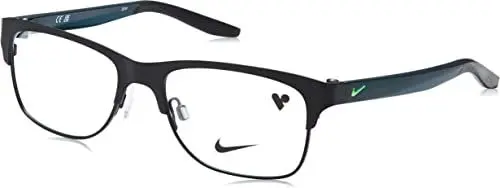 Produktbild: Nike Unisex 5590 Sunglasses, 003 Satin Black/Dark Teal Green, 48