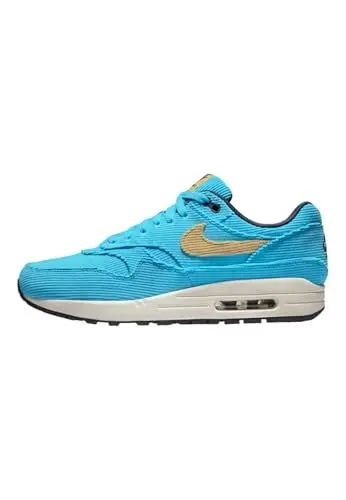 Produktbild: Nike Unisex Air Max 1 Premium Sneaker, Baltic Blue Sesame Gridiron Sail, 37.5 EU