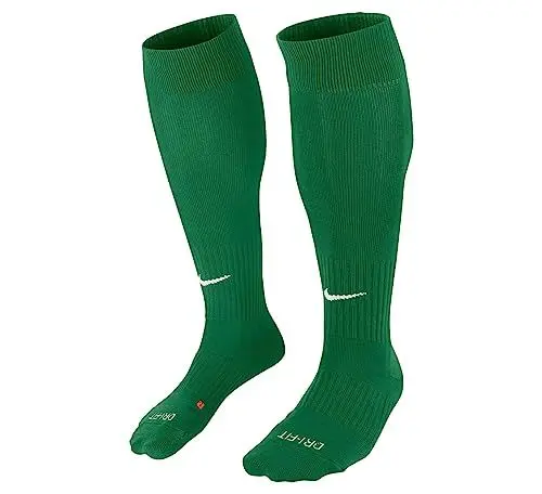 Produktbild: Nike Unisex Classic Ii Cushion Fussball Socken, Mehrfarbig (Pine Green / White), M EU