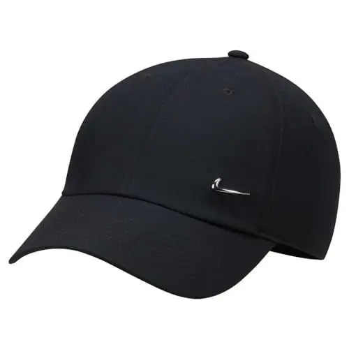 Produktbild: Nike, Dri-Fit Club, Hut Mit Visier, Schwarz/Metallisches Silber, M/L, Unisex Erwachsener